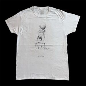 FRUIT OF THE LOOM T-Shirt The Pearl Bbk.19 Art 100% Cotton White Large Very Rare
